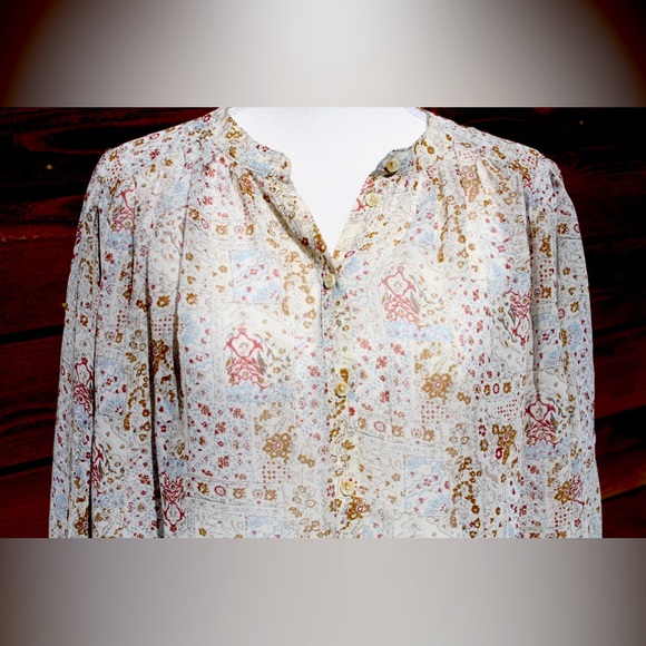 Ivory Multi Blouse - Picture 5 of 8